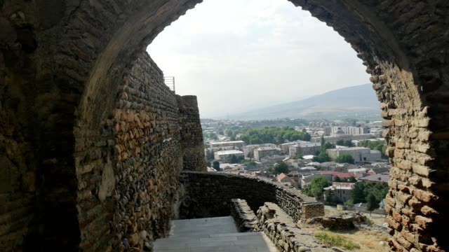 Ansicht-der-Stadt-Gori,-Georgien