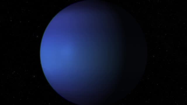 Einzoomen-auf-Planet-Neptun