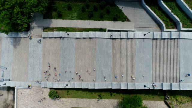 Odessa,-Ukraine,-Potemkin-Stairs.-Aerial-survey