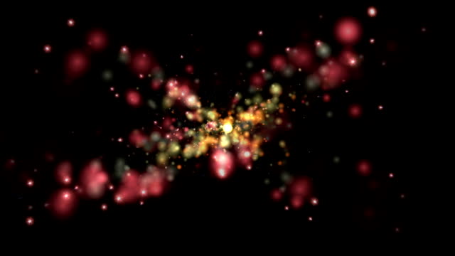 Digitale-Animation-der-reagierenden-Teilchen