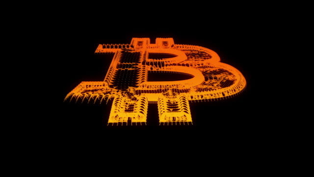 Investitionen-in-Bitcoin-und-Blockchain-Hintergrund