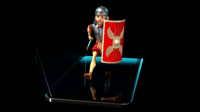 Römischer-Soldat---3D-Animation