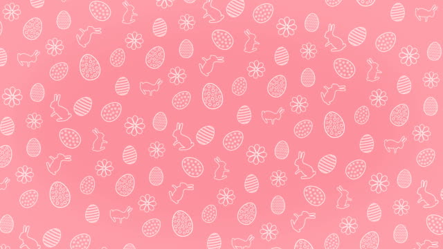 Easter-rotating-background-pattern-with-eggs-and-hares