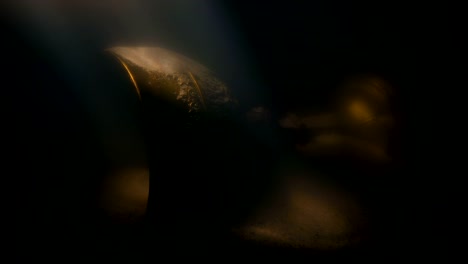 Ancient-Gold-Cup-Treasure-In-Sun-Rays-Underwater