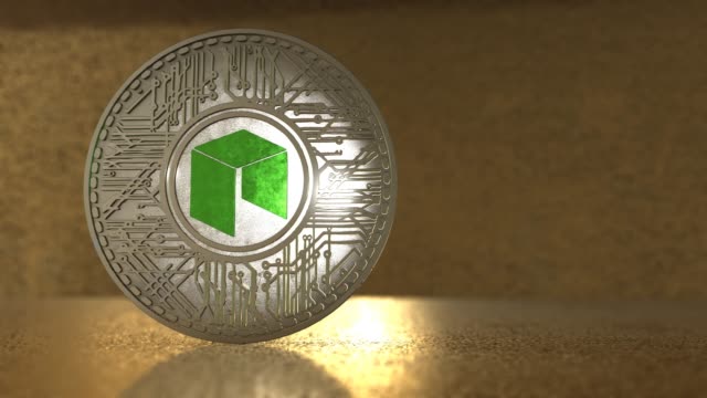 Moneda-de-Neo-(NEO)-blockchain-cryptocurrency-altcoin-3D-Render