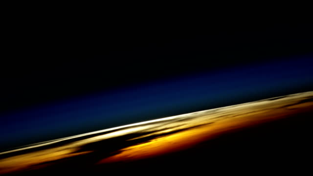 Sonnenuntergang-über-der-Erde-aus-dem-All-gesehen.-Nasa-Public-Domain-Imagery
