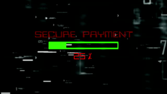 Secure-payment-data-progress-bar-on-digital-background