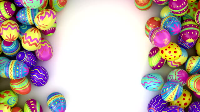 Easter-eggs-on-solid-White-background.