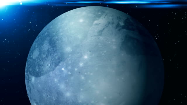 Planet-Pluto-animation.-3d-rendering-background