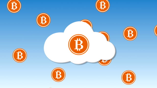 Bitcoin-Cloud-Mining,-abstract-background