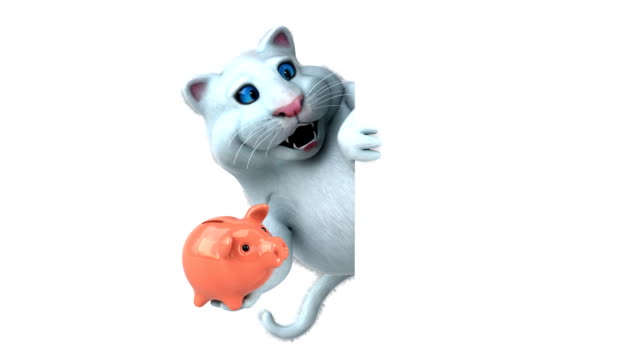 Divertido-gato---animación-3D