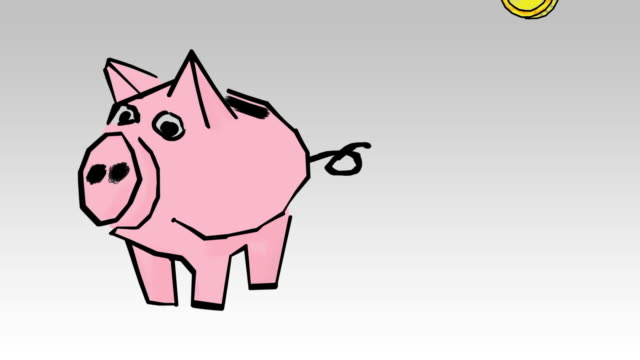 Schweinebank-mit-Münzen.-Sparen-oder-Akkumulation-von-Geld,-Investitionen
