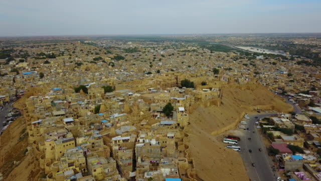 Luftaufnahme-der-Jaisalmer-City