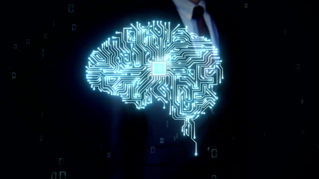 Businessman-touching-Brain-CPU-chip,-grow-artificial-intelligence