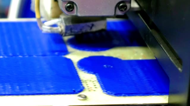Three-dimensional-plastic-3d-printer-in-laboratory