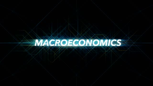 Digitale-Leitungen-Tech-Wort---Makroökonomie