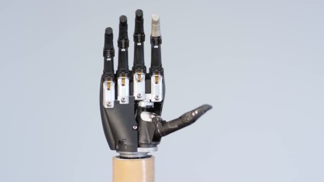Bionische-Prothesen-Hand