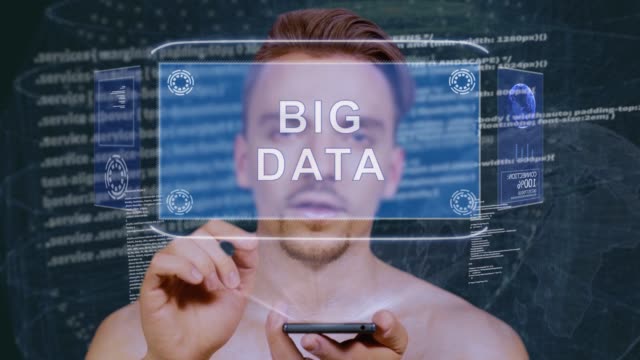 Guy-interagiert-HUD-Hologramm-Big-Data