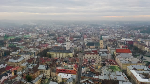 Panorama-der-antiken-Stadt.-Ukraine-Lviv-City