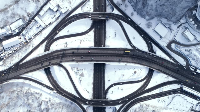 Aerial-view-of-a-turbine-road-interchange-in-Kiev.