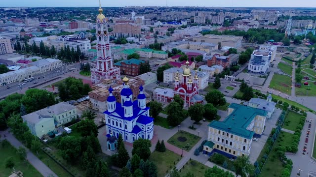Orthodox-male-monostyr-with-bell-tower.-Aero-video-shooting-04