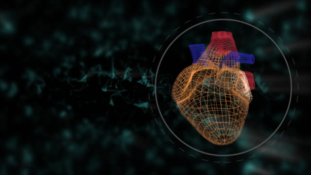 Herz-Scan-Animation.-Die-Schnittstelle-zur-Erkennung-von-Krankheiten-und-Problemen-mit-dem-Herz-Kreislauf-System.