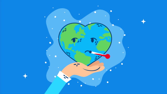 international-health-day-with-world-planet-heart-character