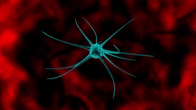 Neurona---material-de-archivo-abstracto