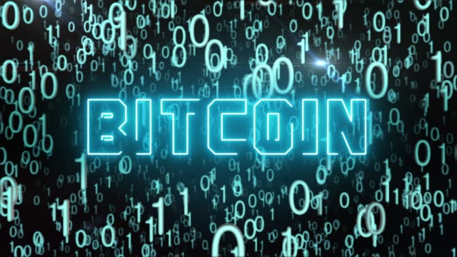 Bluish-Bitcoin-Konzept-mit-digitalem-Code