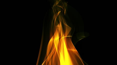Isolated-Abstract-Centered-Flame-Background-Loop