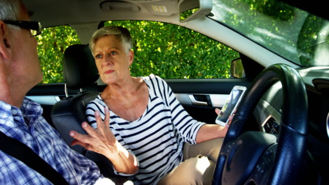 Senior-couple-arguing-in-the-car