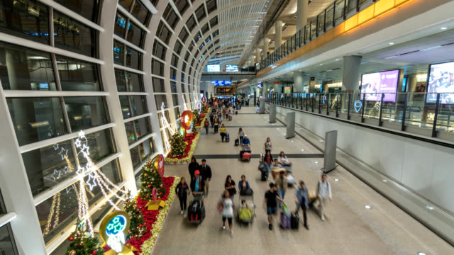 Hong-Kong-time-lapse-4K,-timelapse-at-Hong-Kong-International-Airport-with-Christmas-Light