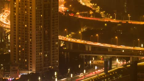 Chongqing-night-traffic