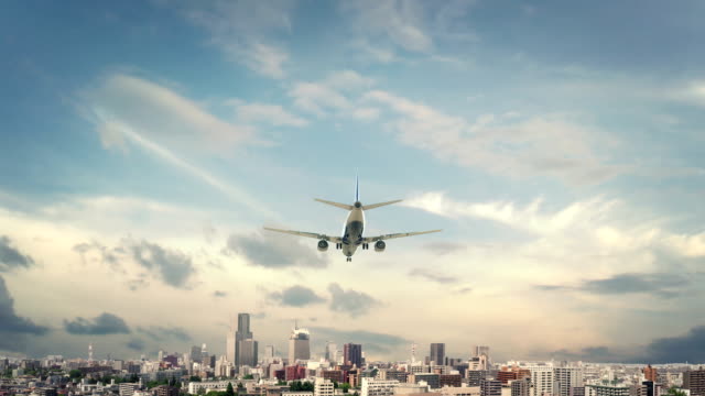 Airplane-Landing-Sendai-Japan