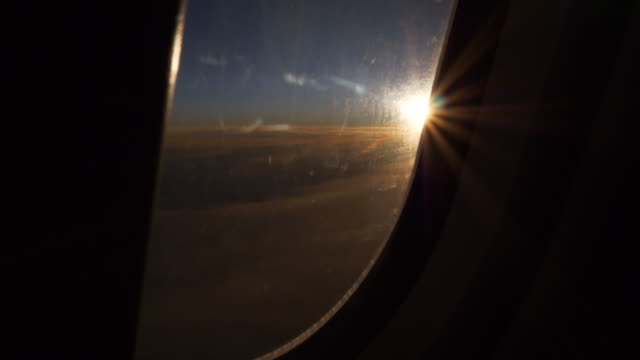 Sonnenuntergang-Flugzeug-Fenster-Sitz-Panorama-4k-china