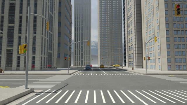 3D-Flug-Straße-Animation