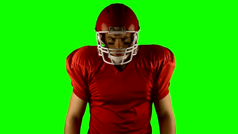 Red-ernst-posieren-american-football-player