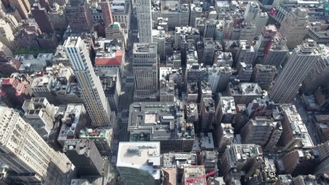 NYC-Aerial-Shot-Schwenken-von-Bryant-Park