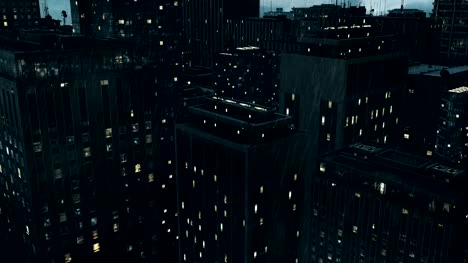 Animación-CG-que-muestra-una-gran-ciudad-con-rascacielos