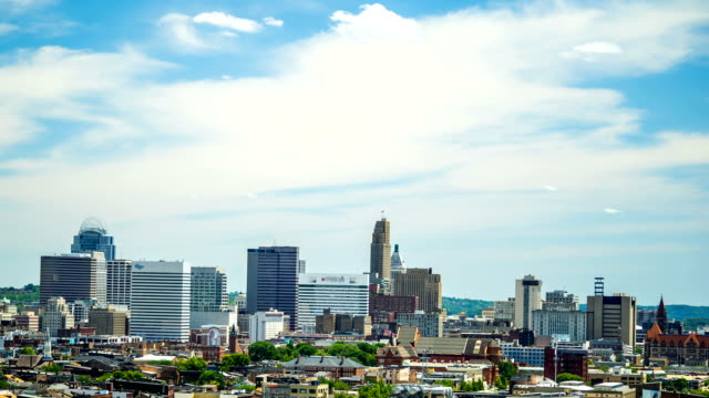 Cincinnati-Time-Lapse-of-Buildings-and-clouds-4K-1080P