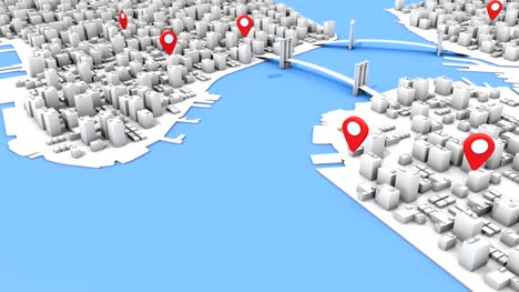 3D-New-York-City-Inspired-Aerial-Map-with-Location-Points
