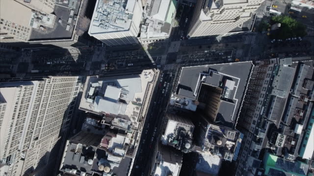NYC-Aerial-Overhead-Shot-Of-Traffic-in-Midtown