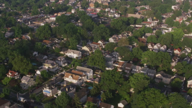 Luftaufnahme-der-Nachbarschaft-in-der-Nähe-von-Elizabeth,-New-Jersey.