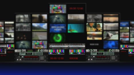 Virtuelles-TV-Studio