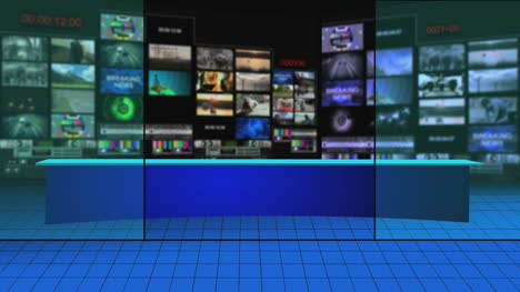 Virtuelles-TV-Studio