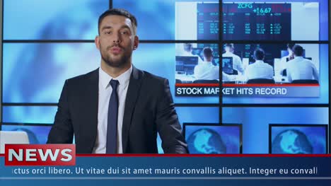 Male-News-Presenter-Speaking-About-Stock-Market-News