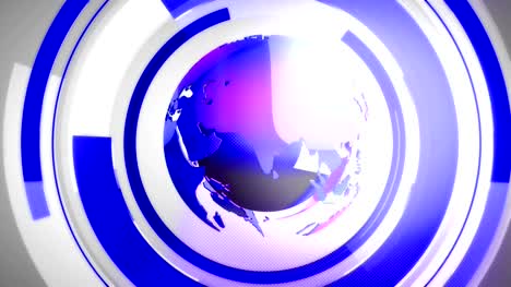 Globus-Hintergrund-Schleife-blau