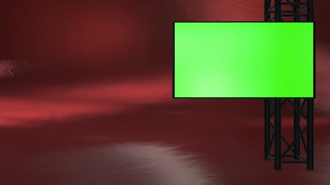 Red-virtual-set-studio-backdrop-talk-show-stage-3d-render