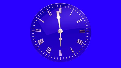 Moderne-Uhr-Glas-Timelapse-+-Chroma-Key