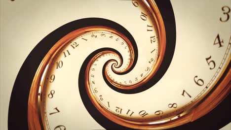 Rotating-spiral-of-clock-from-numbers-abstract-seamless-animation